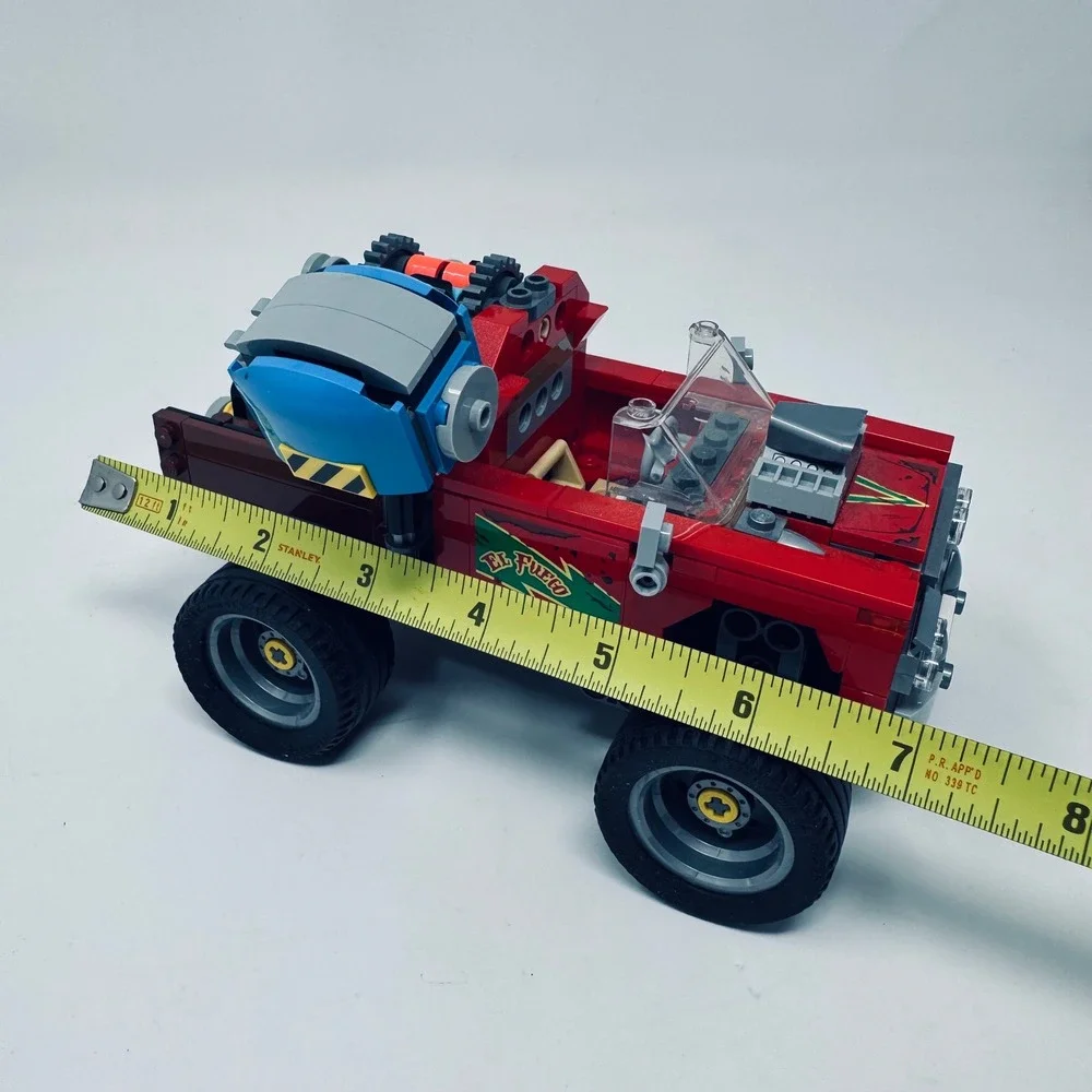 LEGO Building Set Kids Red El Fuego Stunt Truck 70421 Hidden Side Incomplete
